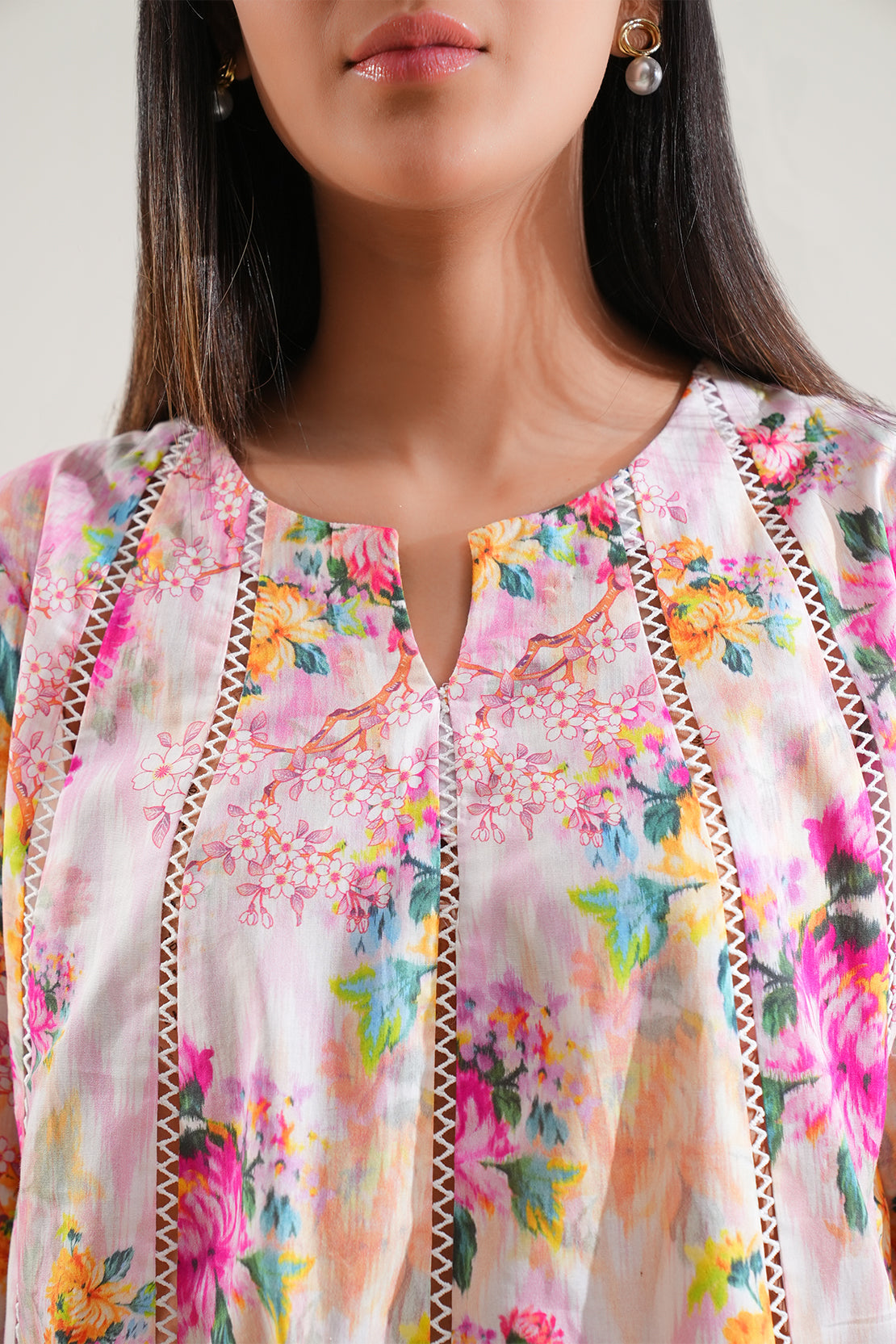 Saya Unstitched Printed Lawn 3 Piece