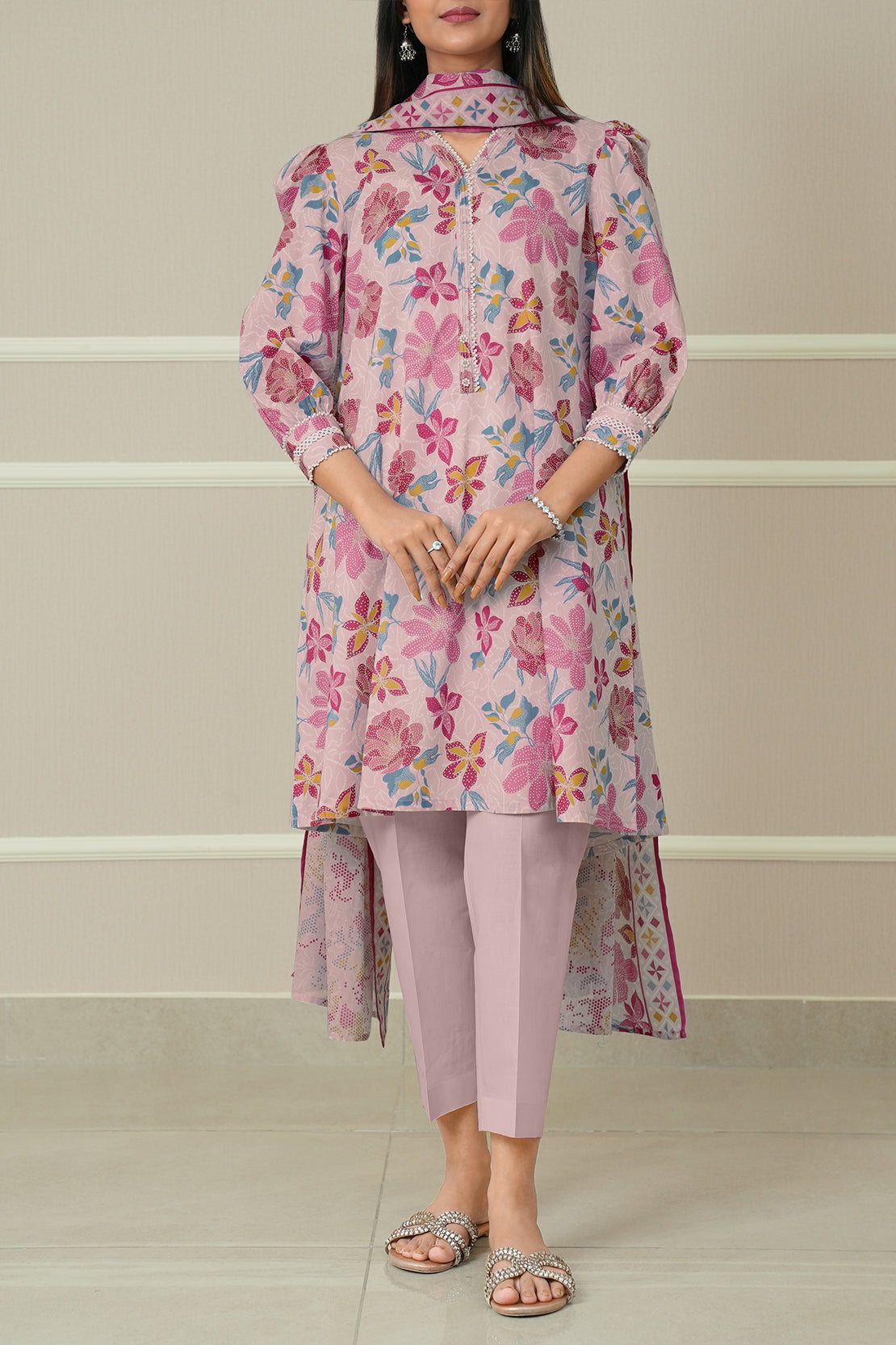 Saya Unstitched Printed Lawn 3 Piece