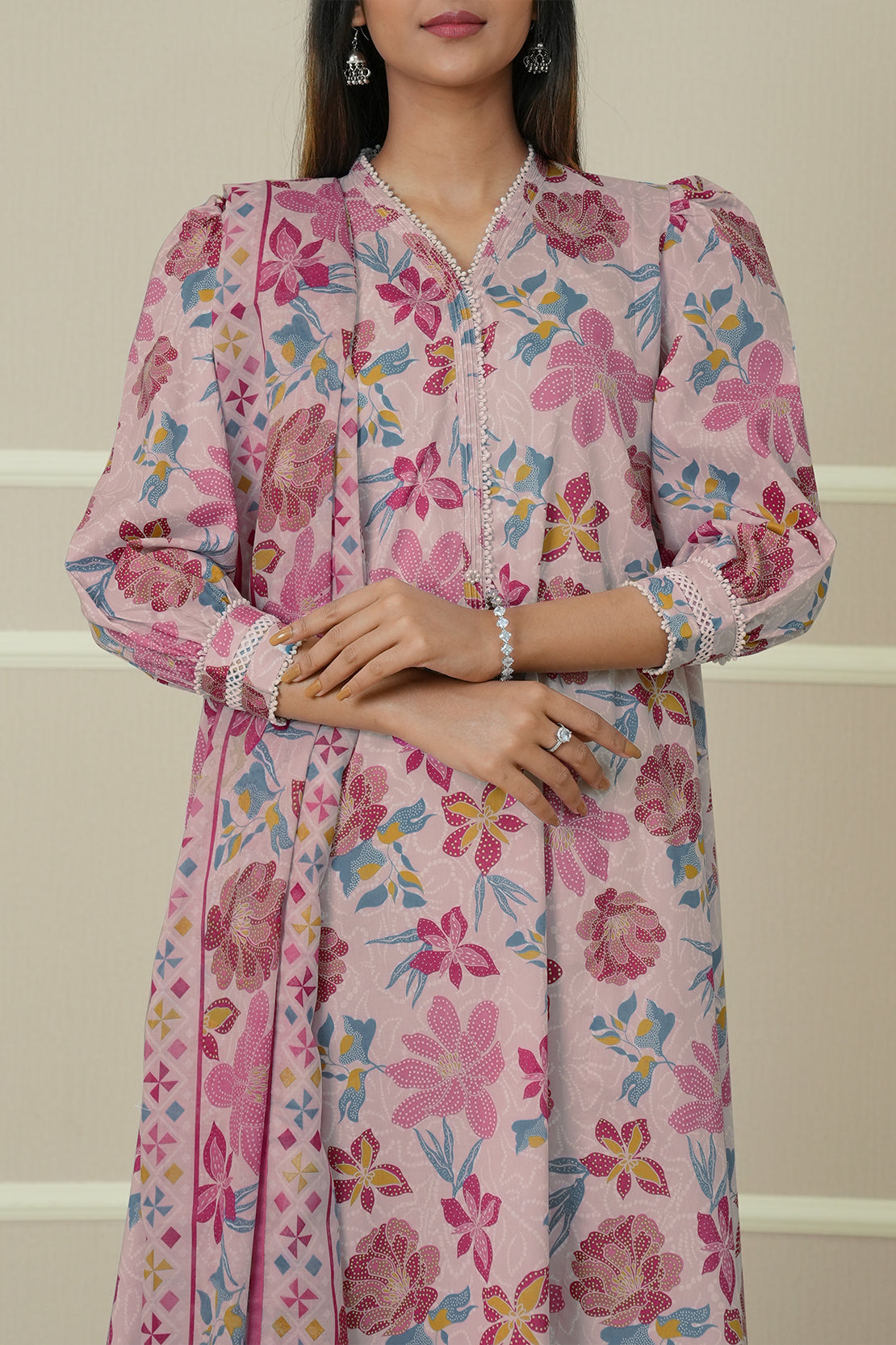 Saya Unstitched Printed Lawn 3 Piece