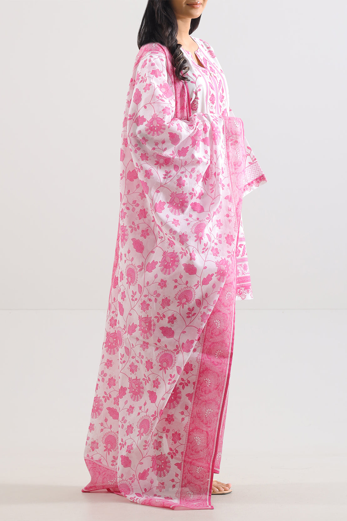Saya Unstitched Printed Lawn 3 Piece