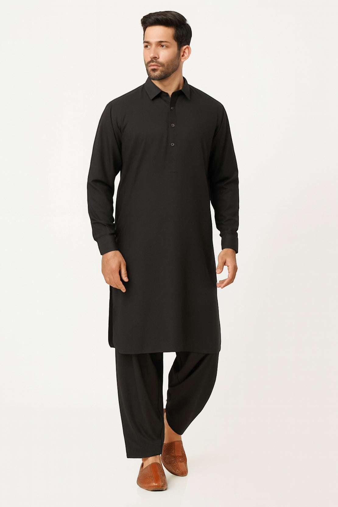 Saya Unstitched Premium Blended Wear Suit