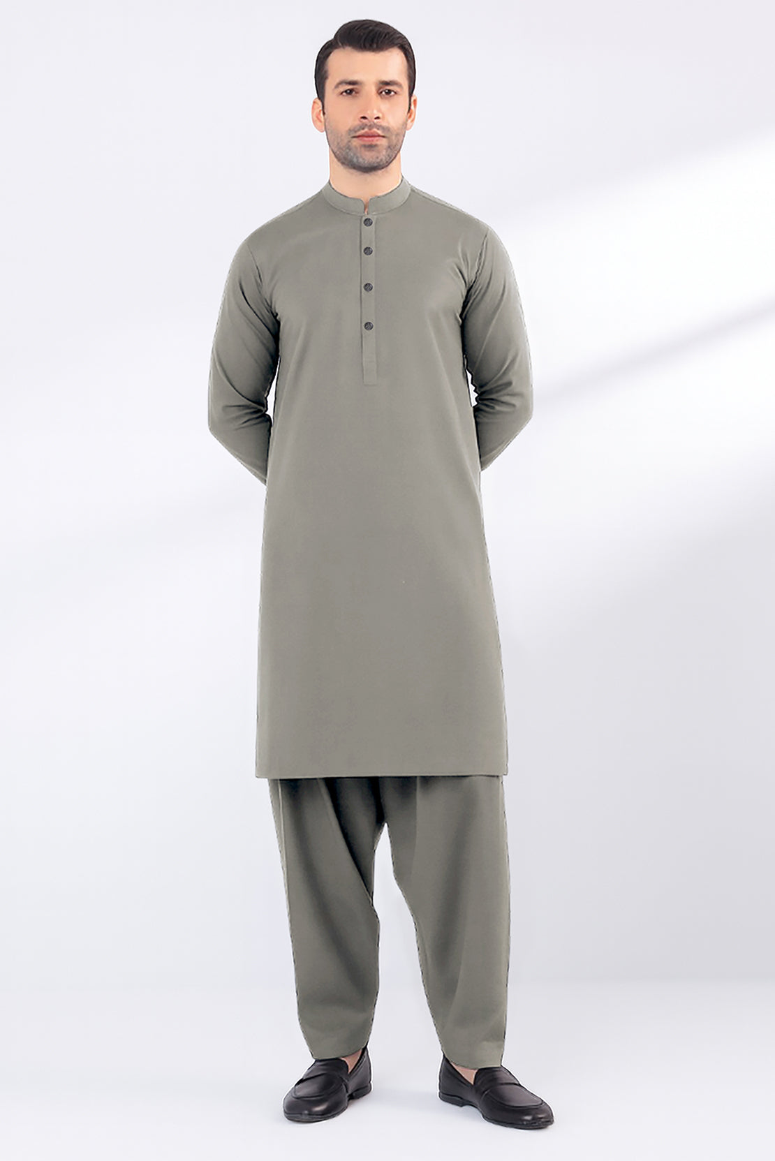 Saya Unstitched Premium Blended Wear Suit
