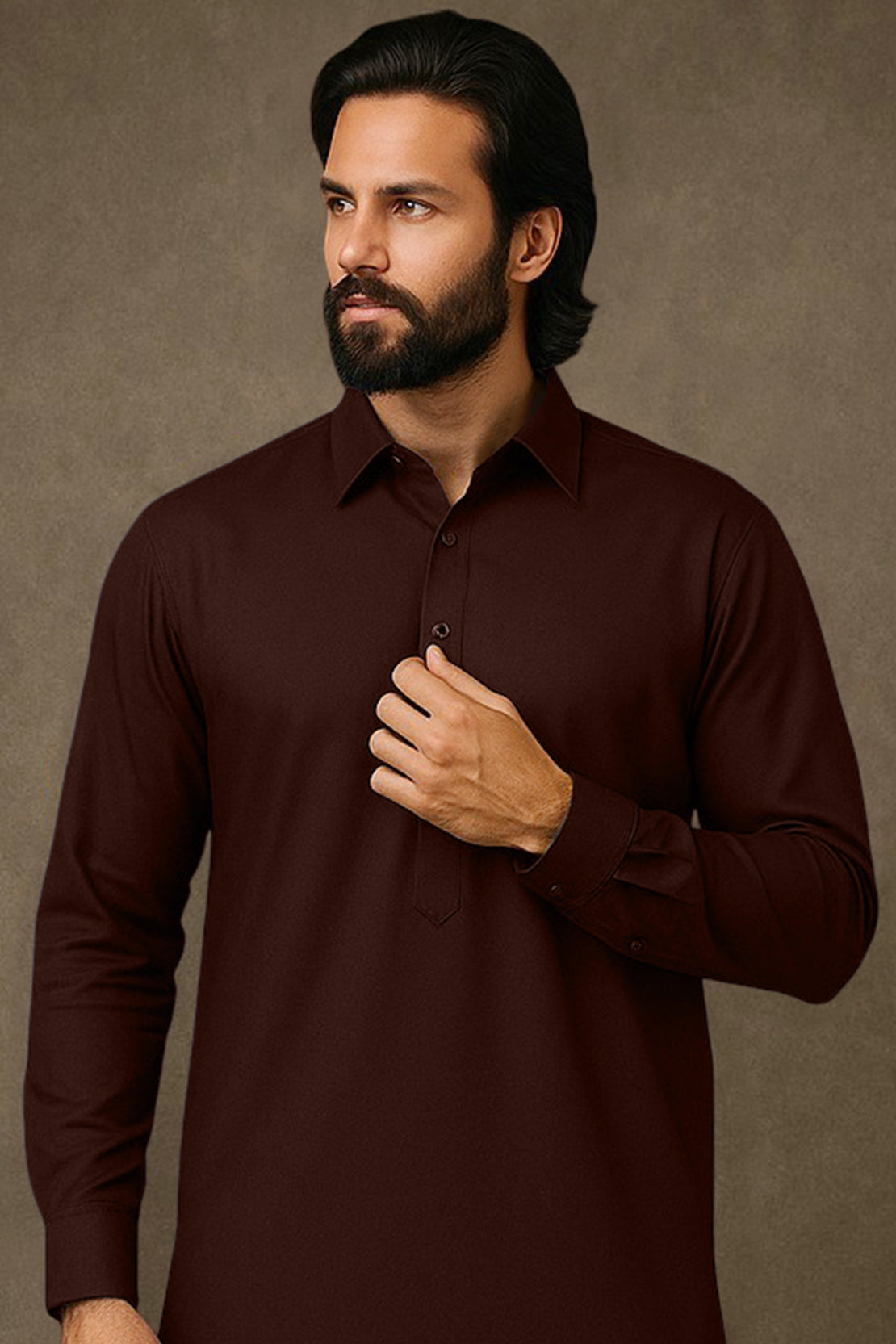Saya Unstitched Premium Blended Wear Suit