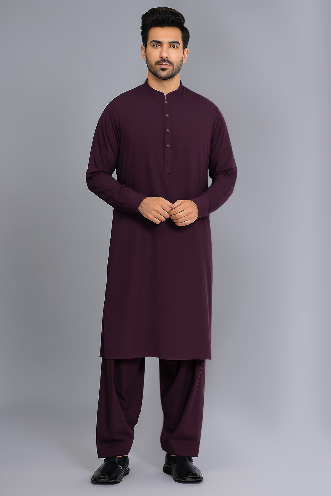 Saya Unstitched Premium Blended Wear Suit