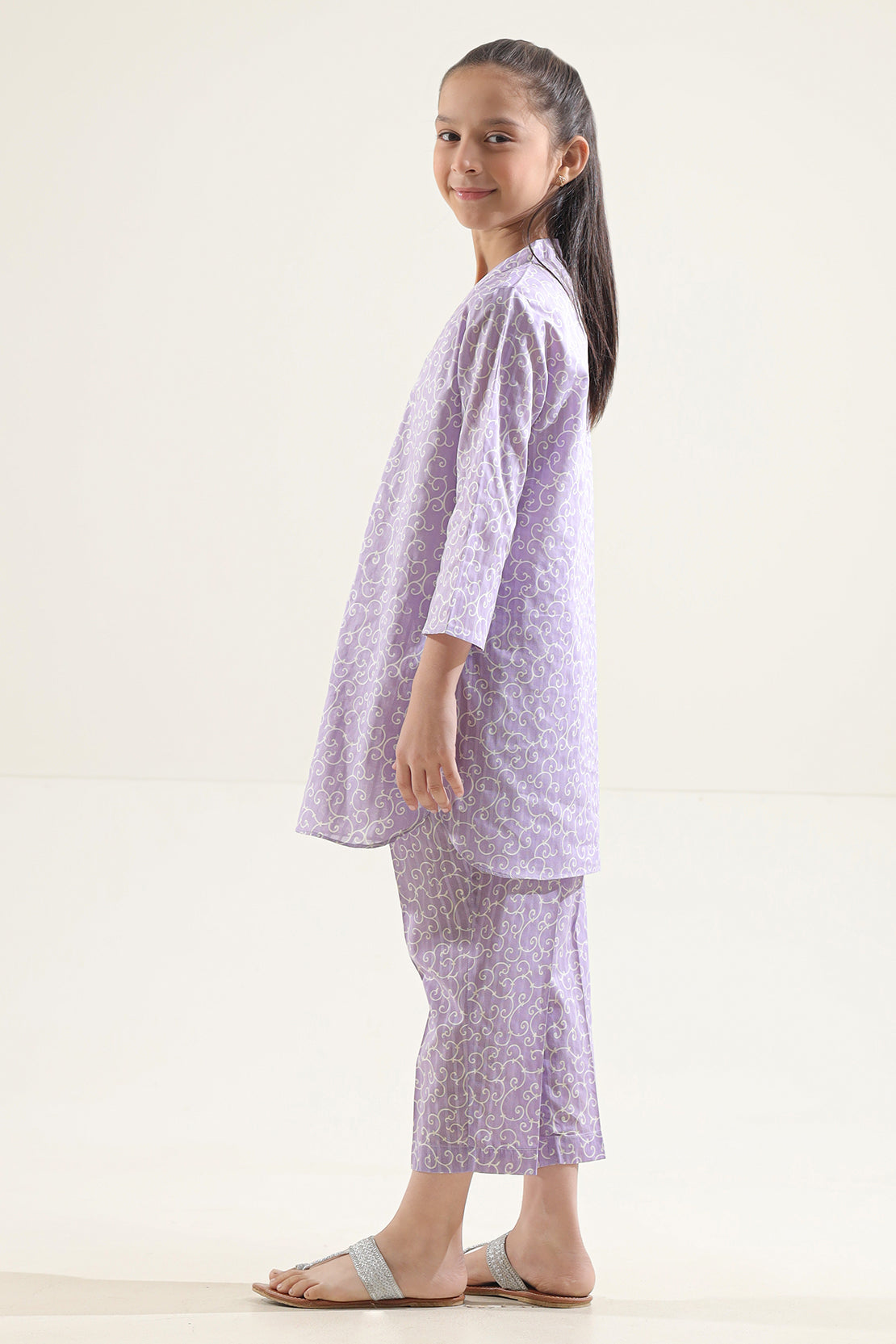 Saya Printed Lawn Stitched 2 Piece (Shirt/Trouser)  For Kids
