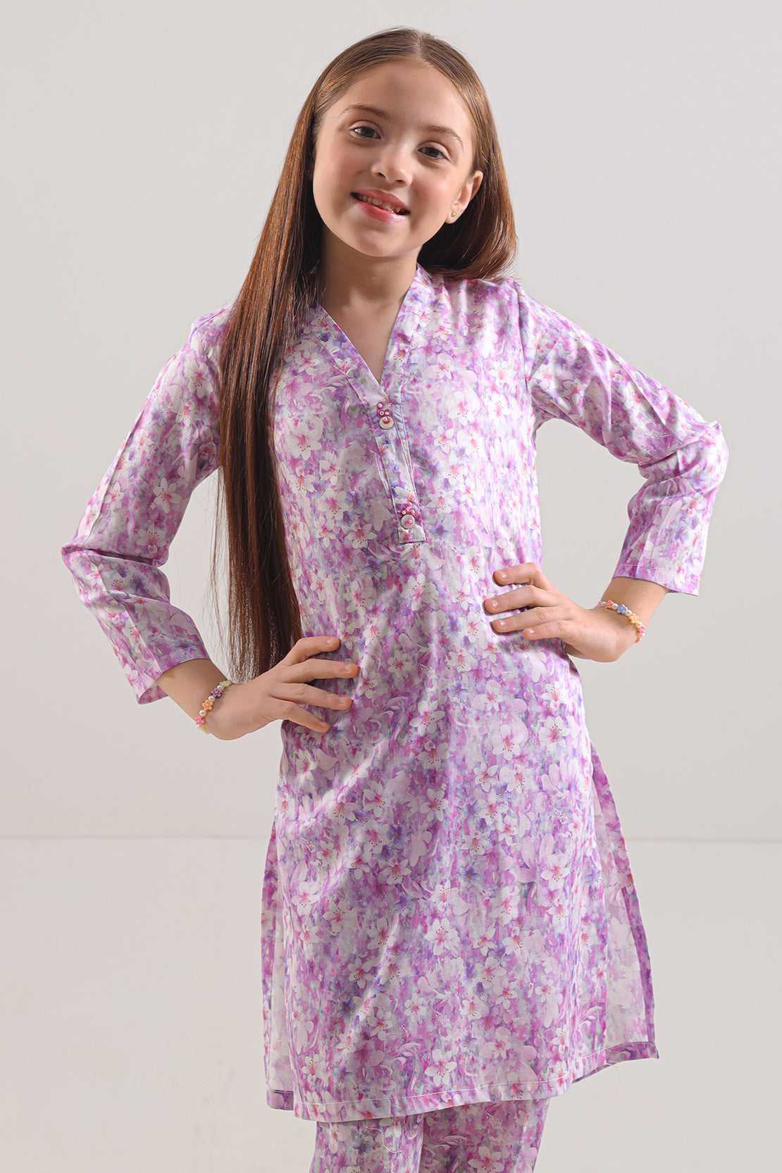 Saya Printed Lyocell Stitched Shirt/trouser For Kids