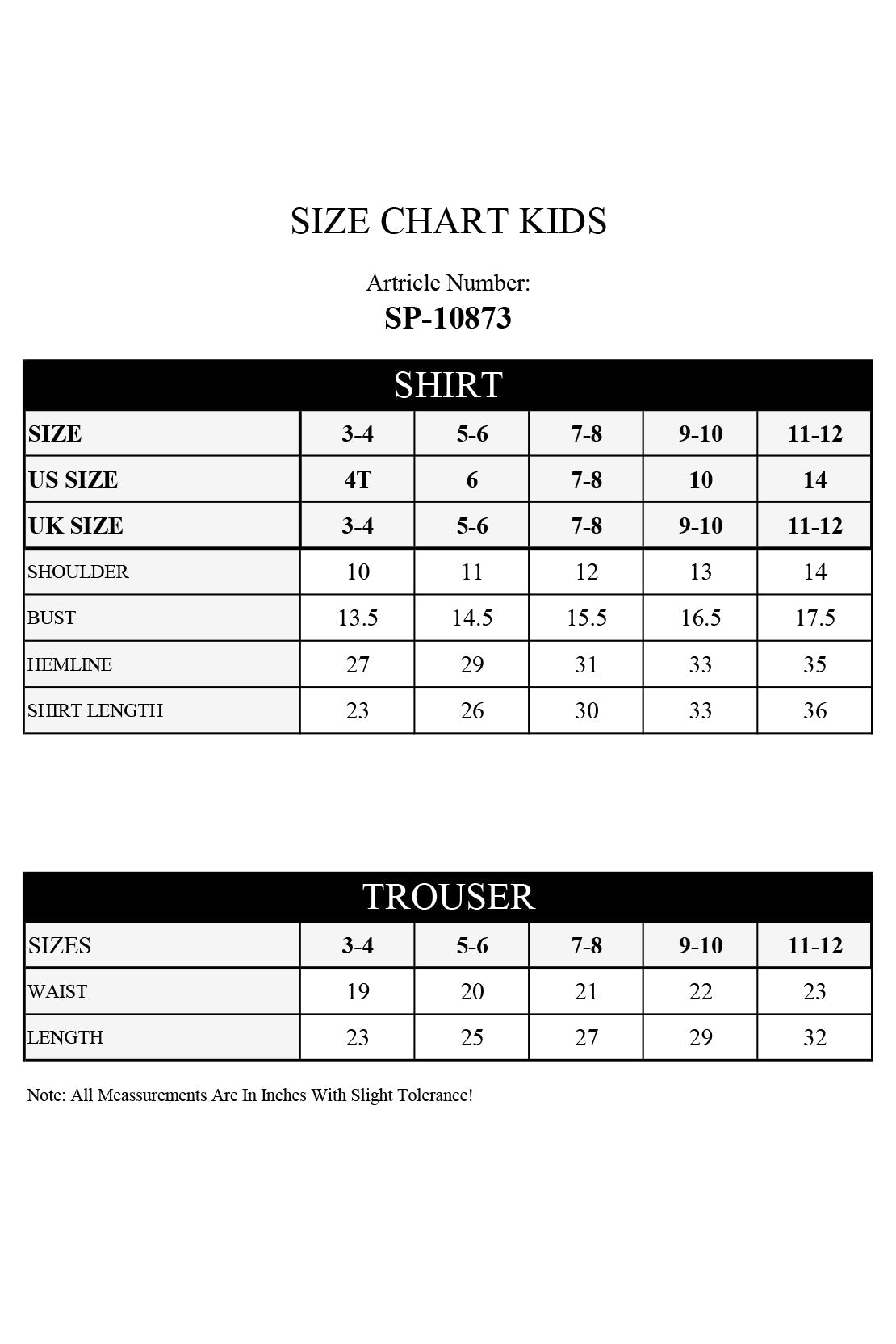 Saya Printed Strip Lawn Stitched 2 Piece (Shirt/Trouser) For Kids