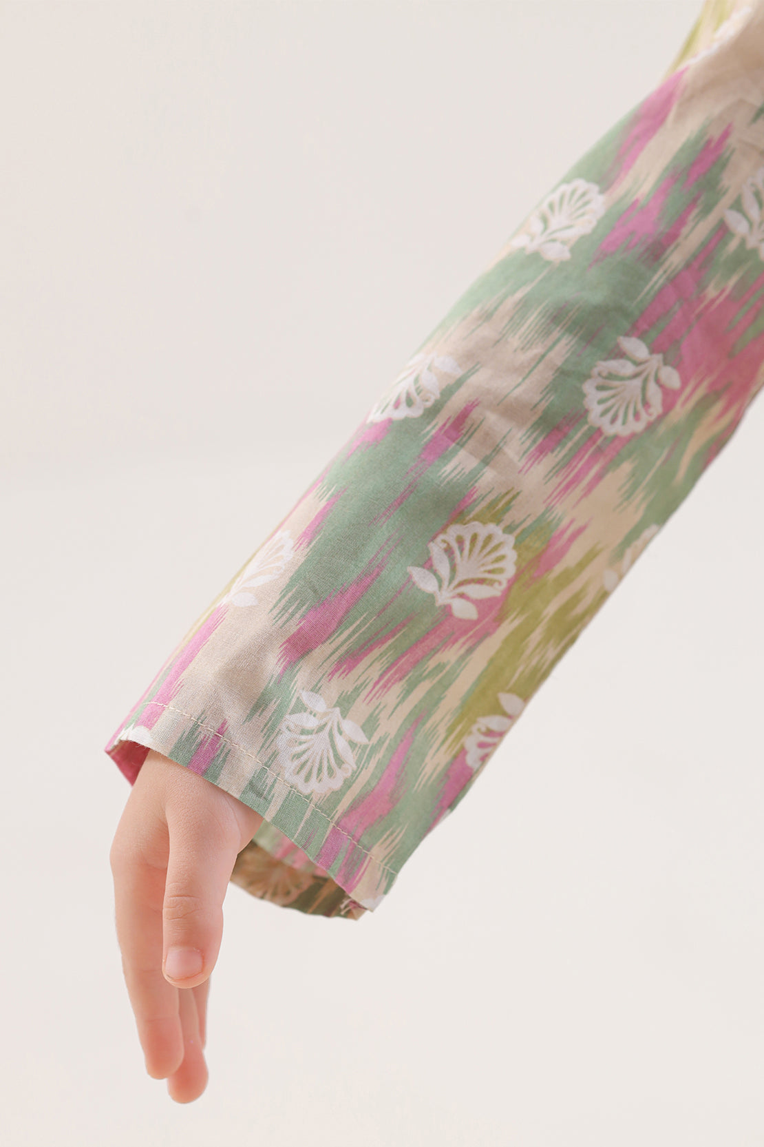 Saya Printed Strip Lawn Stitched 2 Piece (Shirt/Trouser)  For Kids