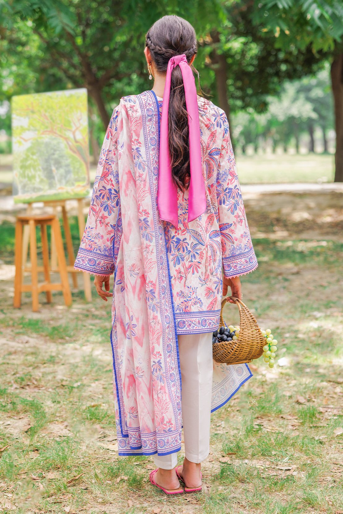 Saya Unstitched Printed Lawn 3 Piece