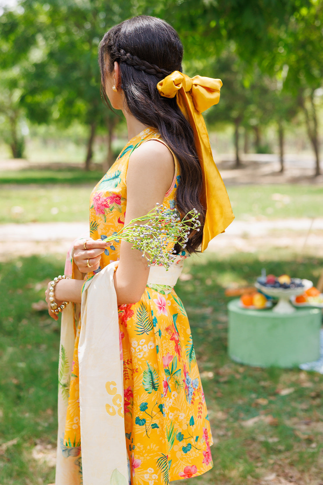 Saya Unstitched Printed Lawn 3 Piece