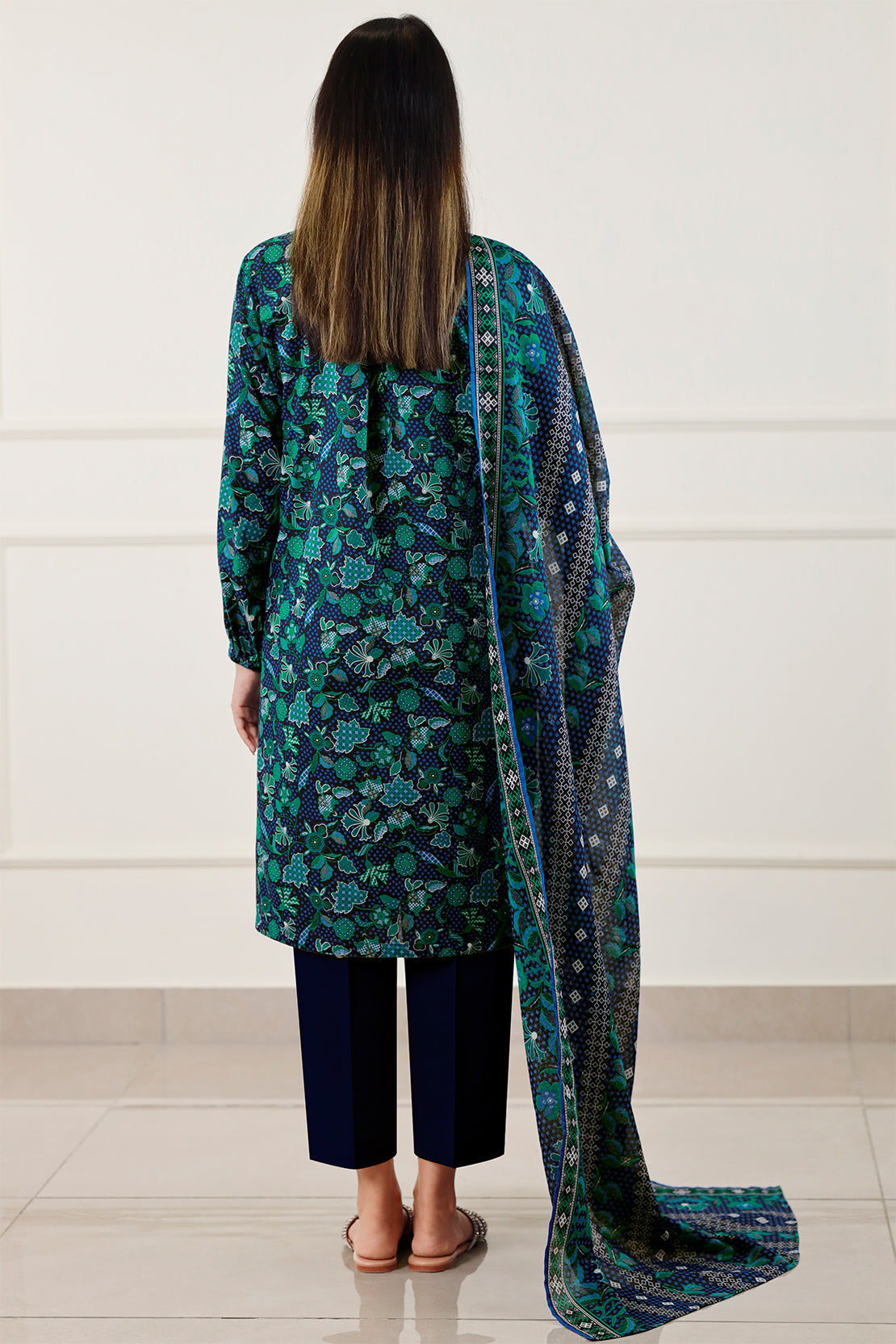 Saya Unstitched Printed Lawn 3 Piece