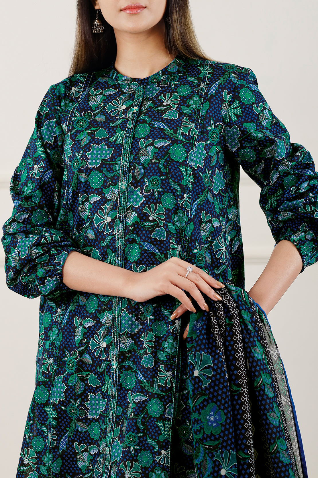 Saya Unstitched Printed Lawn 3 Piece