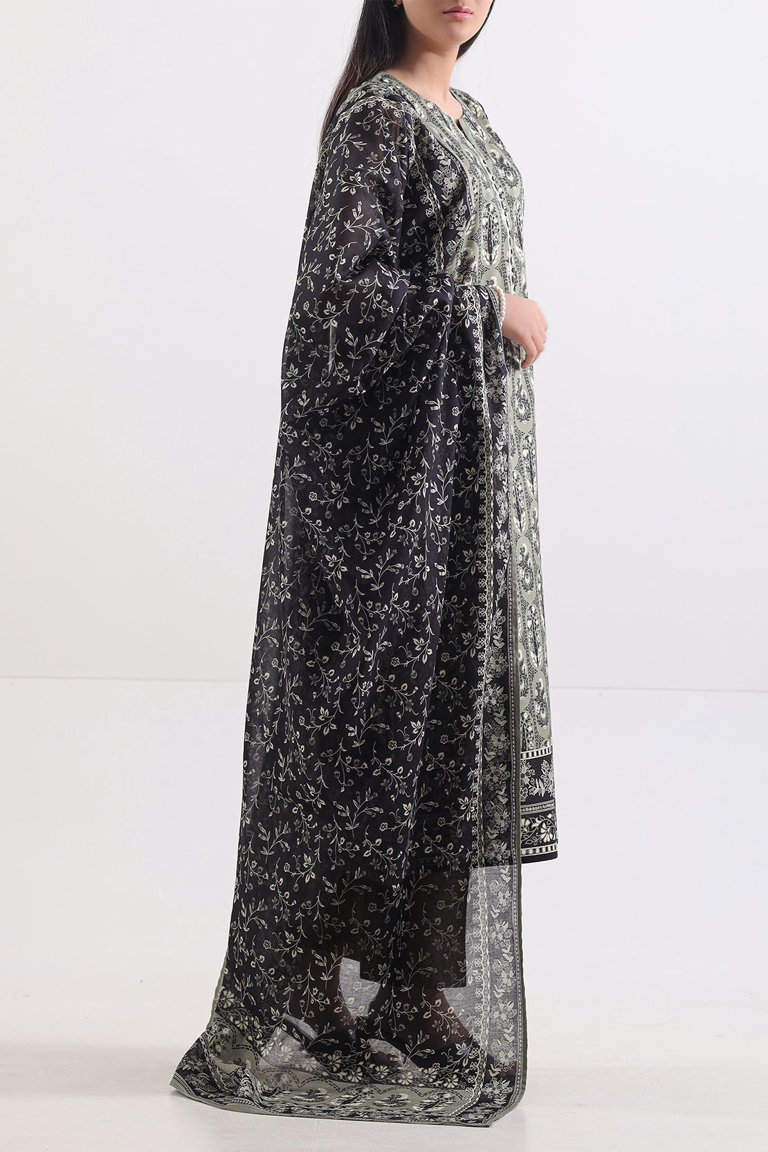 Saya Unstitched Printed Lawn 3 Piece