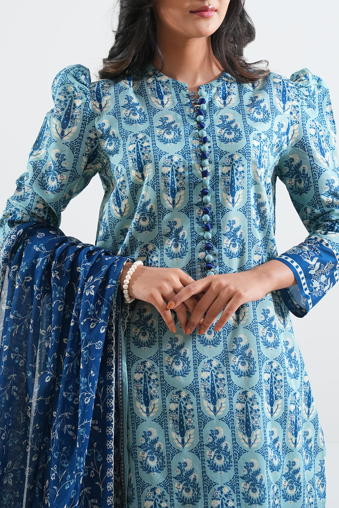 Saya Unstitched Printed Lawn 3 Piece