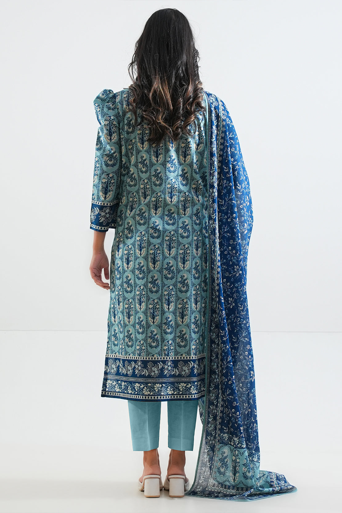 Saya Unstitched Printed Lawn 3 Piece