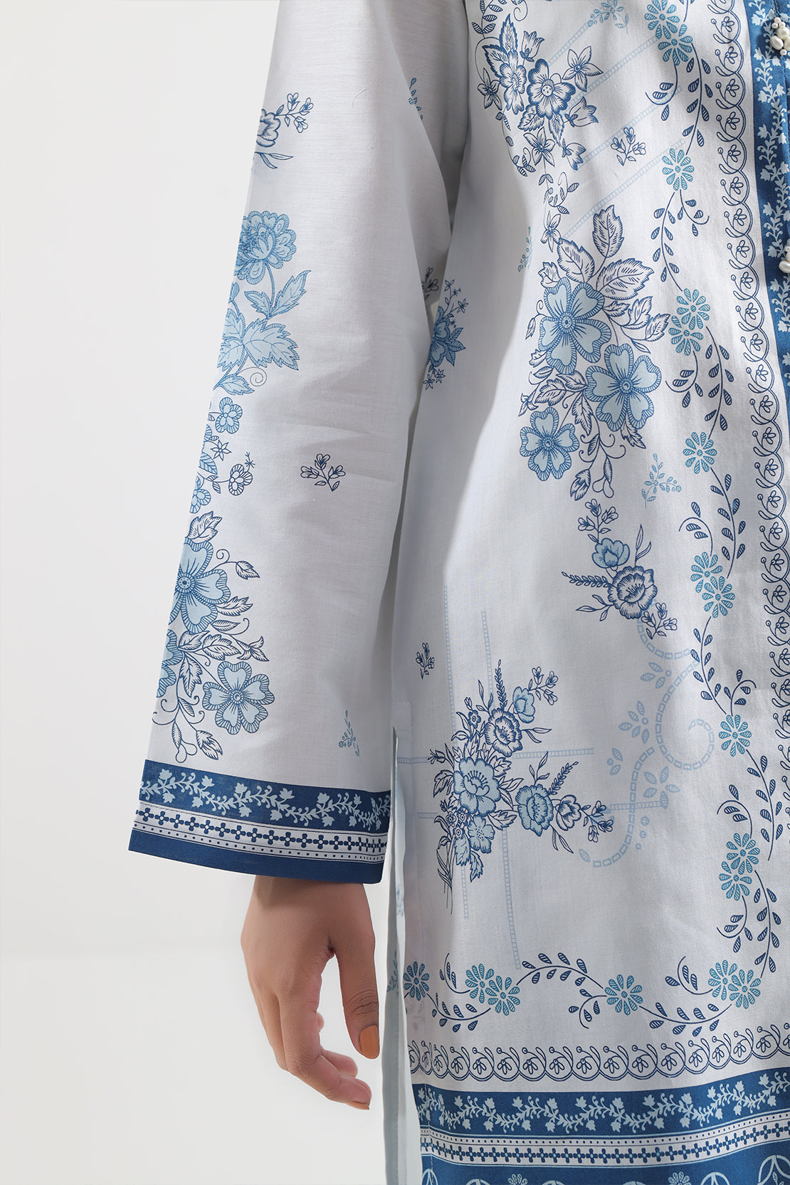 Saya Unstitched Printed Lawn 3 Piece
