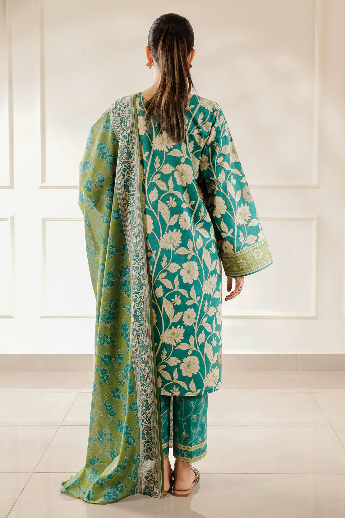 Saya Unstitched Printed Lawn 3 Piece
