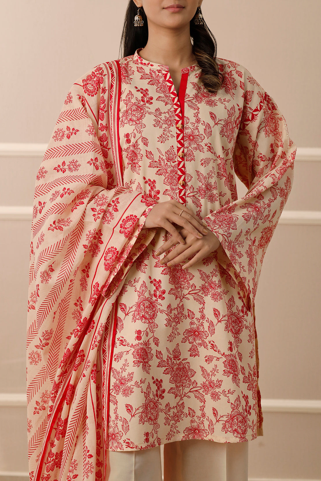 Saya Unstitched Printed Lawn 3 Piece