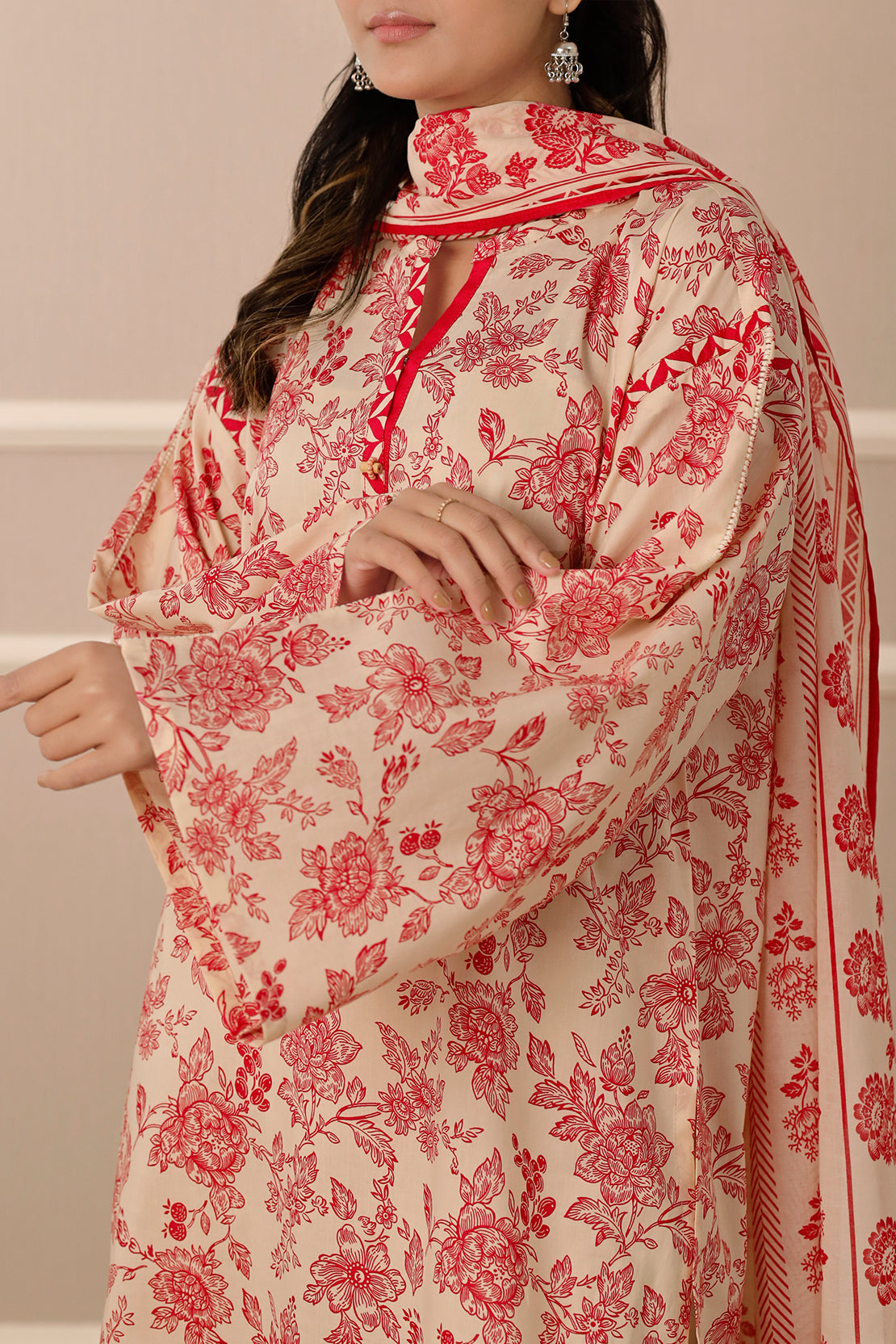 Saya Unstitched Printed Lawn 3 Piece