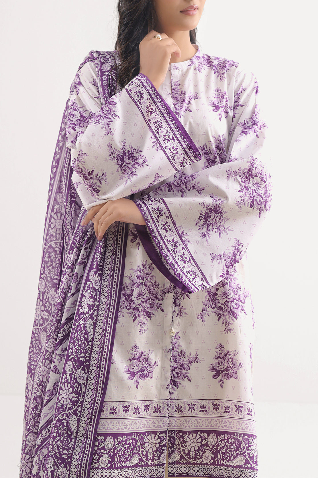 Saya Unstitched Printed Lawn 3 Piece