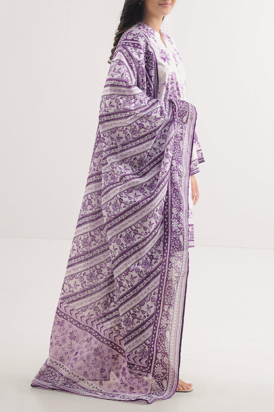 Saya Unstitched Printed Lawn 3 Piece
