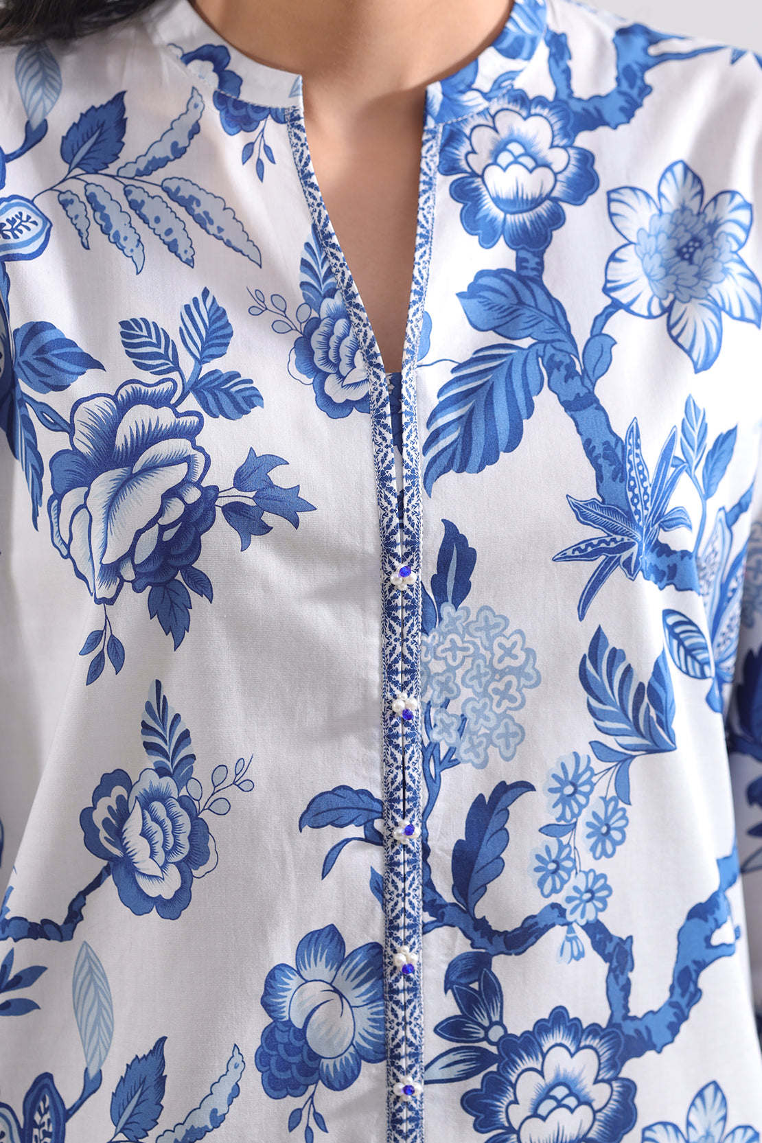 Saya Unstitched Printed Lawn 3 Piece