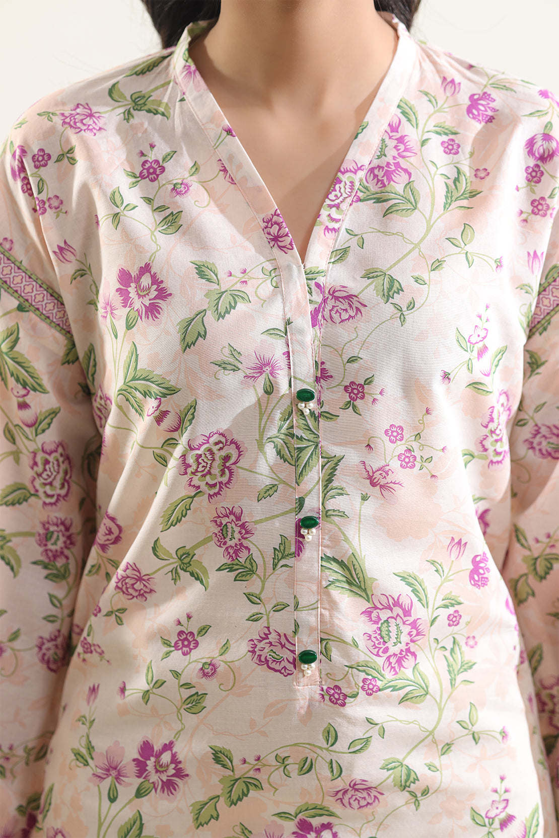 Saya Unstitched Printed Lawn 3 Piece