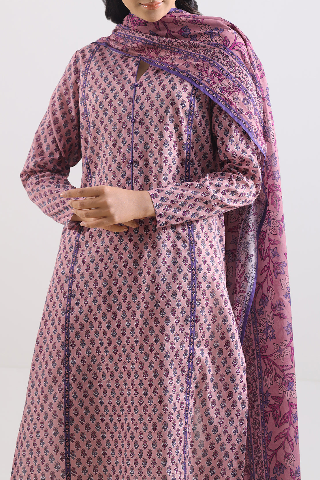Saya Unstitched Printed Lawn 3 Piece