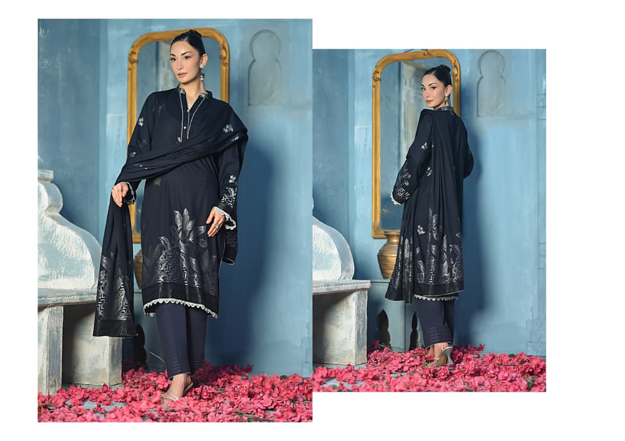 SALINA JACQUARD BLACK COLOUR