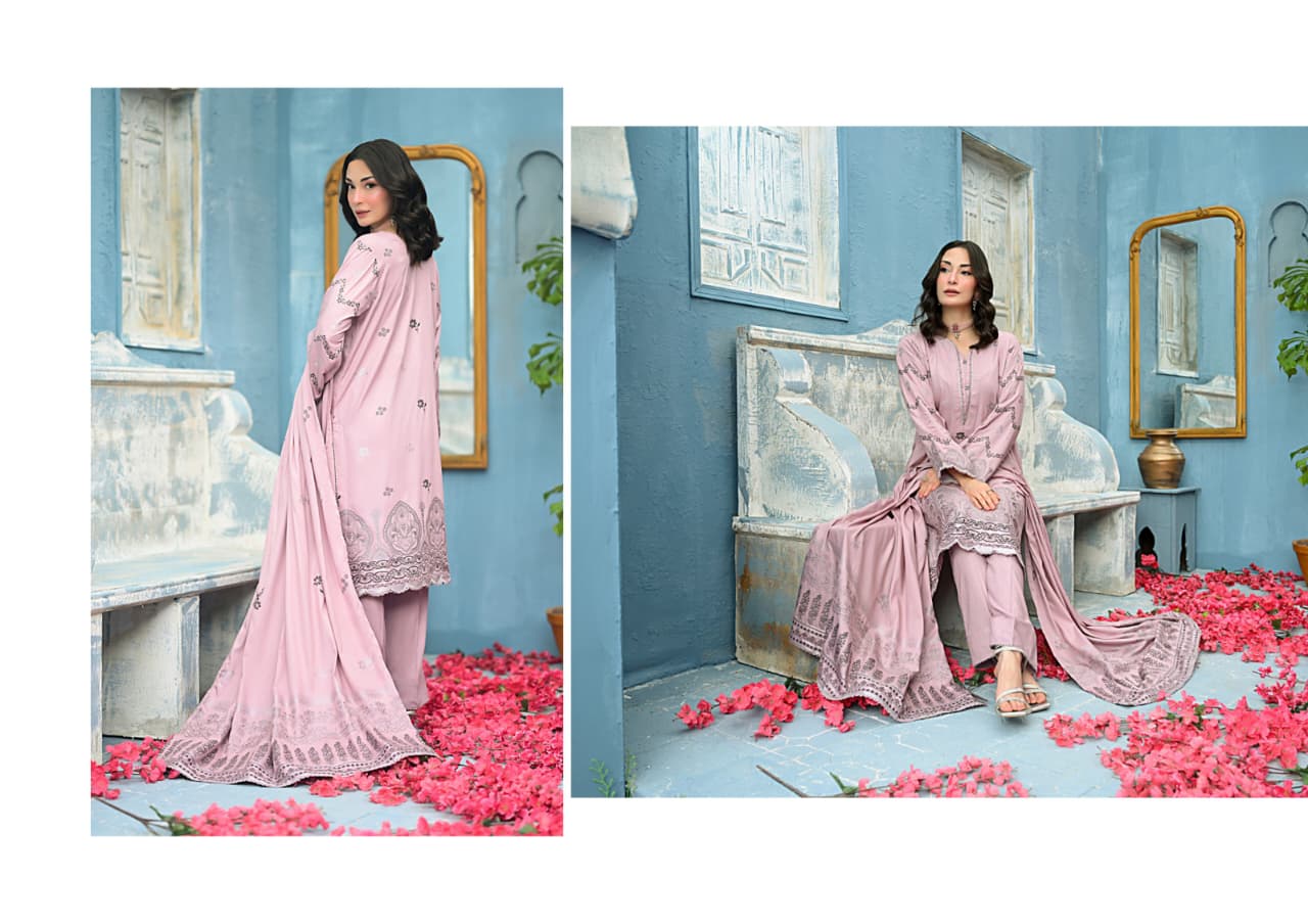 JACQUARD PREMIUM VISCOSE SOFT PINK