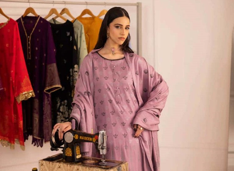 Jaquard Viscose (Lavender-Pink)