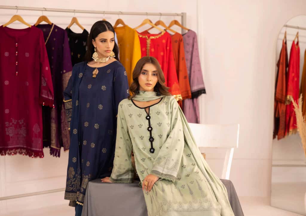 Jaquard Viscose (Navy Blue)