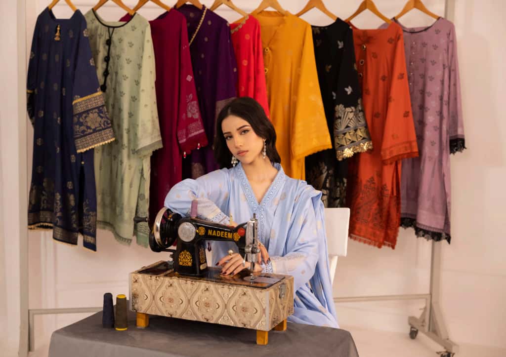 Jaquard Viscose (Light Sky Blue / Powder Blue)