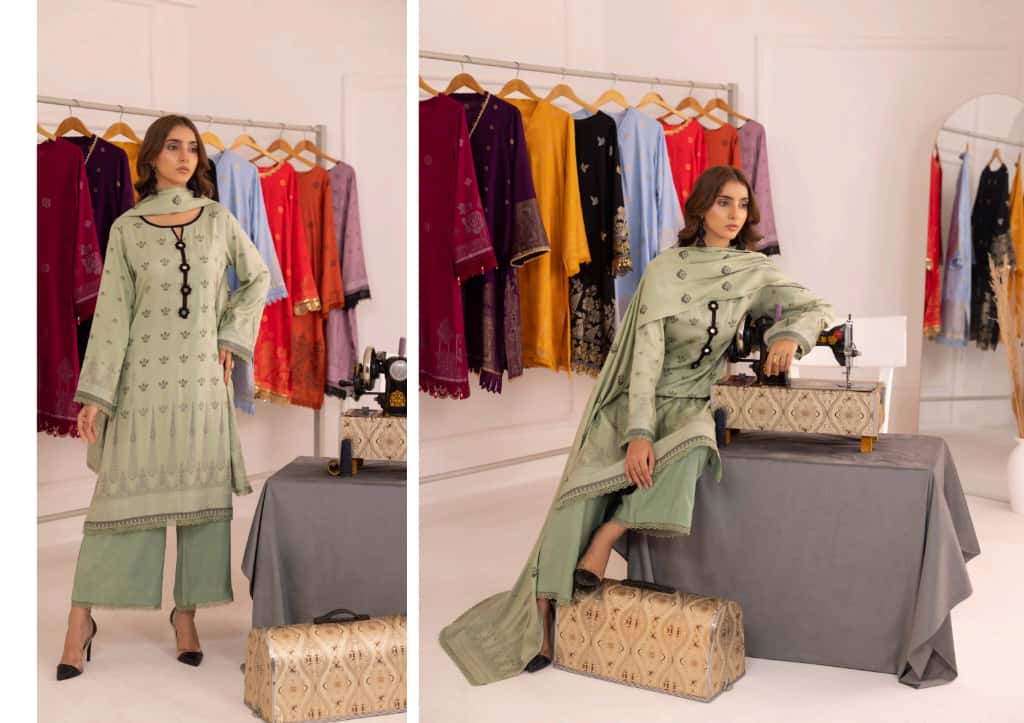 Jaquard Viscose (Sage Green)