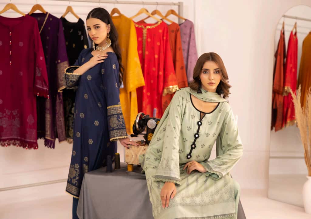 Jaquard Viscose (Navy Blue)