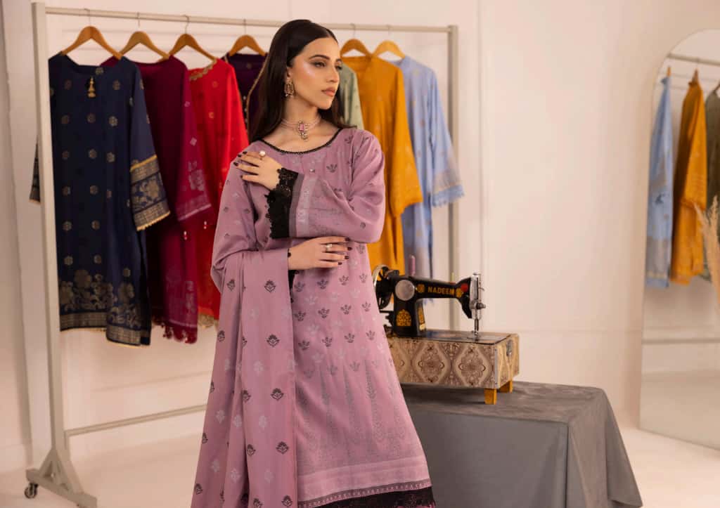 Jaquard Viscose (Lavender-Pink)