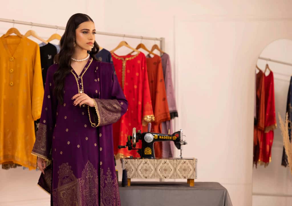 Jaquard Viscose (Deep Purple)