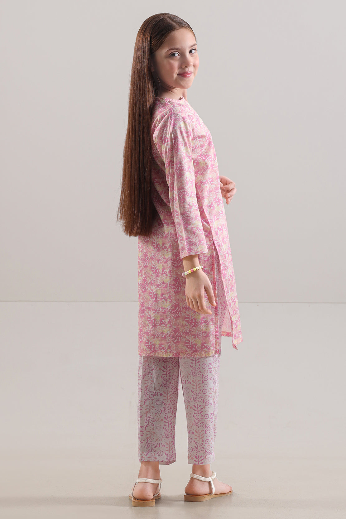 Saya Printed Lawn Stitched 2 Piece (Shirt/Trouser)  For Kids