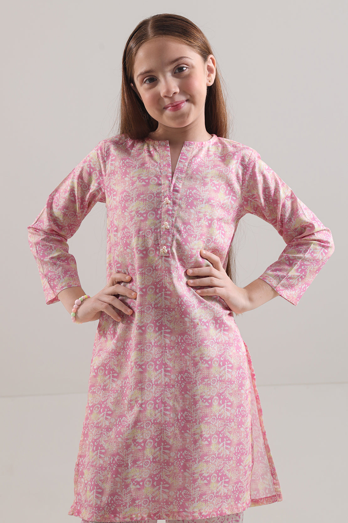 Saya Printed Lawn Stitched 2 Piece (Shirt/Trouser)  For Kids