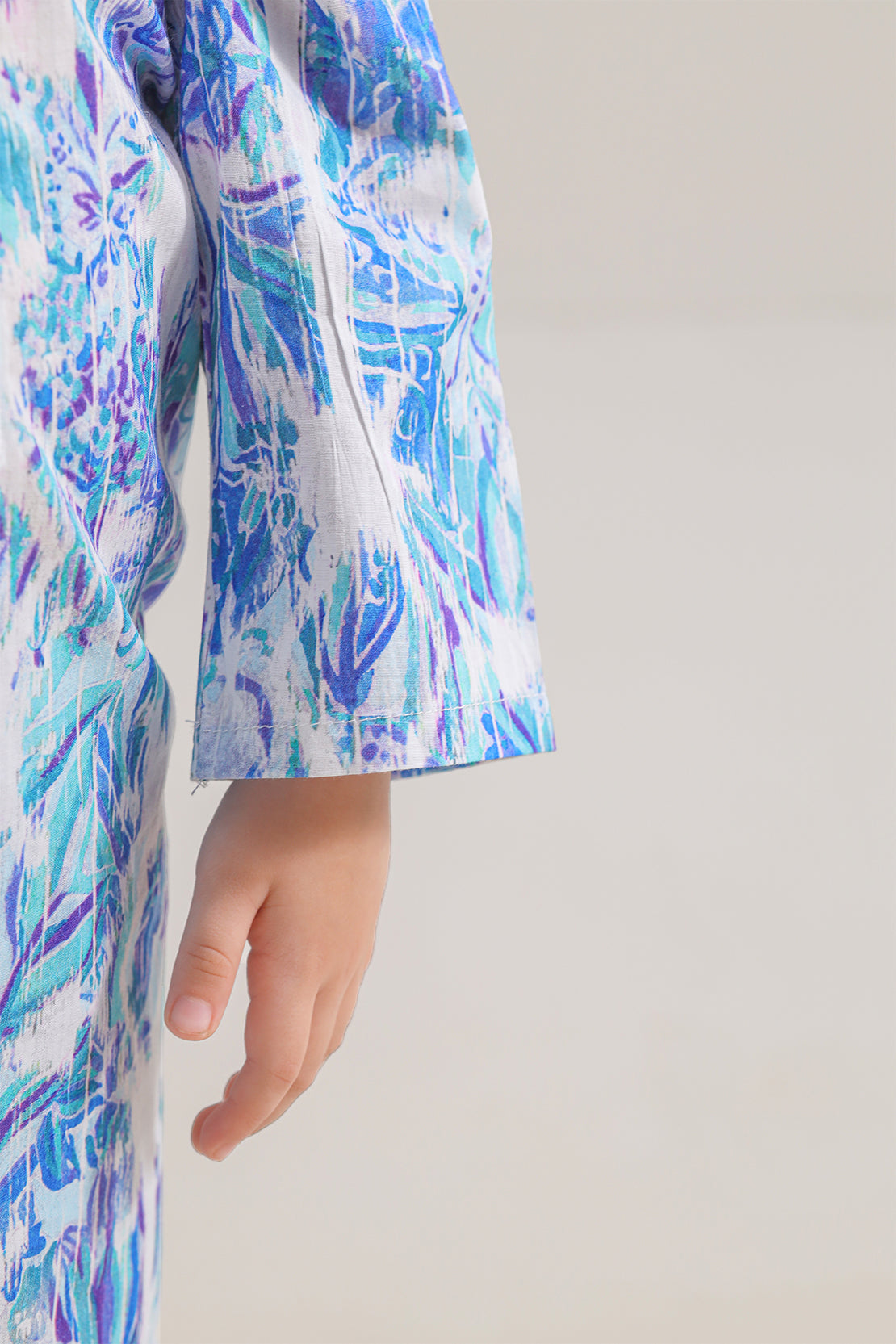 Saya Printed Strip Lawn Stitched 2 Piece (Shirt/Trouser)  For Kids