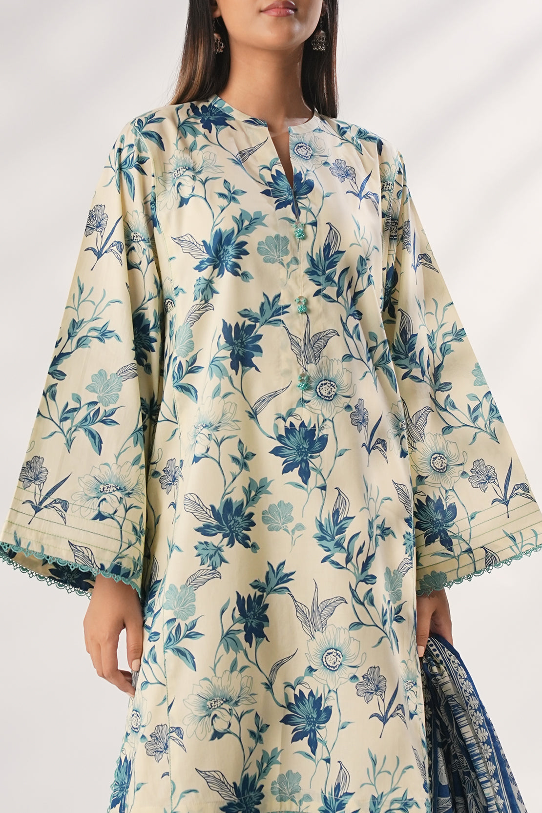 Saya Unstitched Printed Lawn 3 Piece