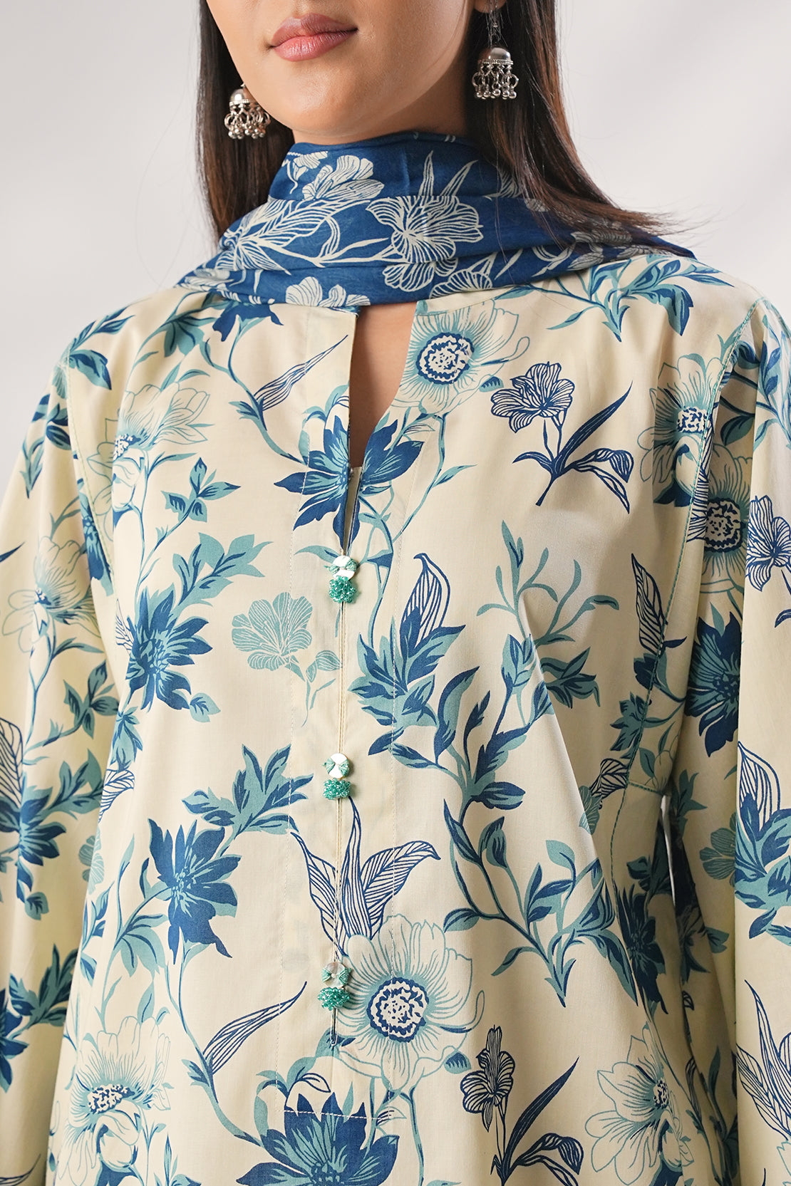 Saya Unstitched Printed Lawn 3 Piece